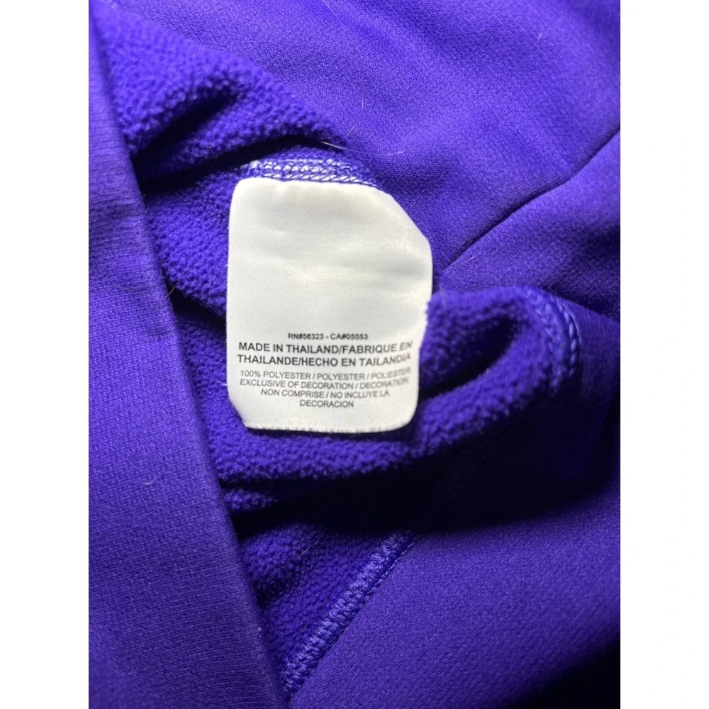 NIKE Therma-Fit Womens CrewNeck Pullover Sweatshirt‎ Purple Polyester Sz M